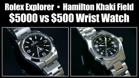 hamilton khaki field rolex explorer|rolex explorer 2021.